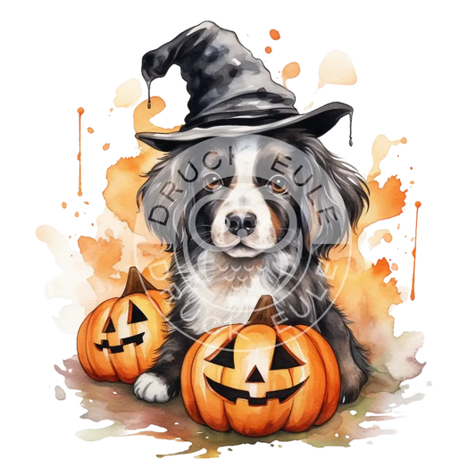 Bügelbild Halloween Hund 452-14