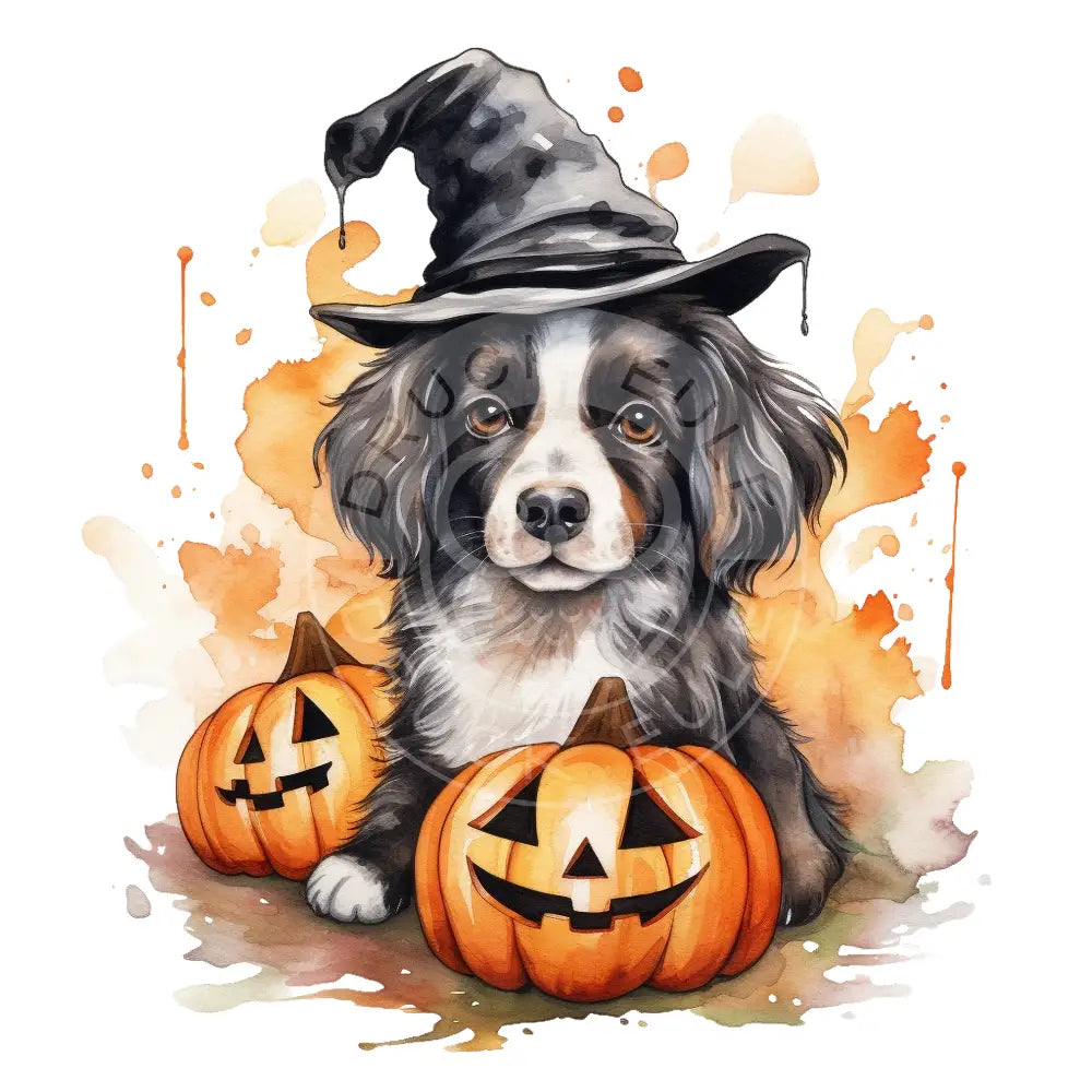 Bügelbild Halloween Hund 452-14