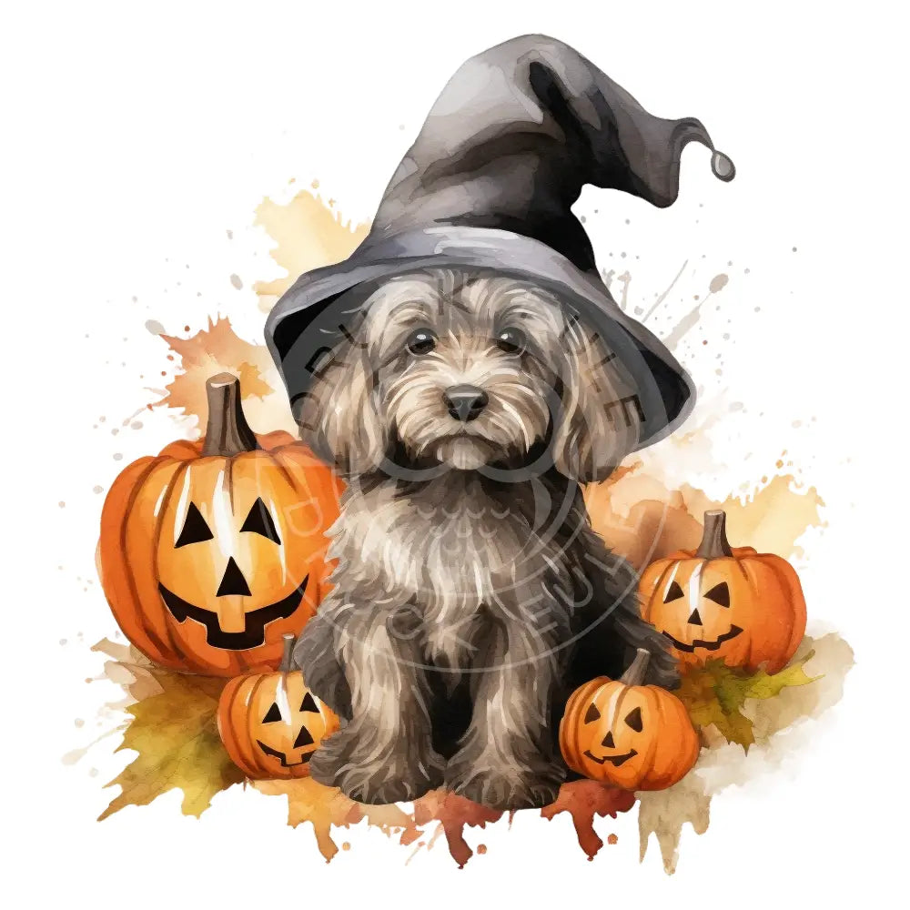 Bügelbild Halloween Hund 452-16