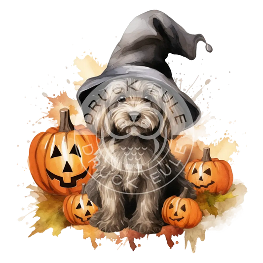 Bügelbild Halloween Hund 452-16