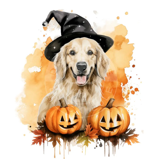 Bügelbild Halloween Hund 452-17