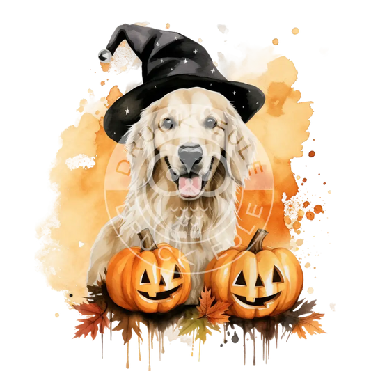 Bügelbild Halloween Hund 452-17