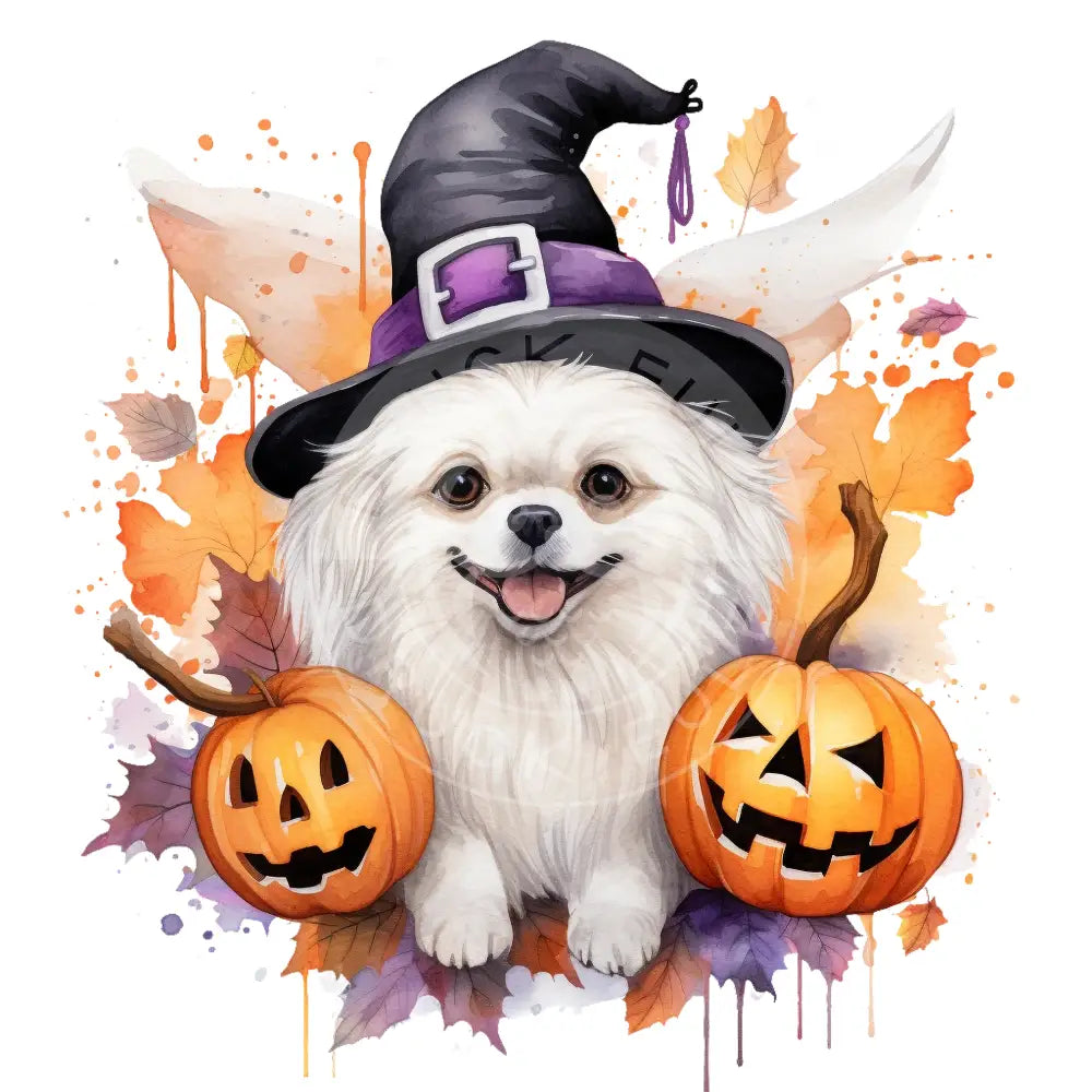 Bügelbild Halloween Hund 452-4