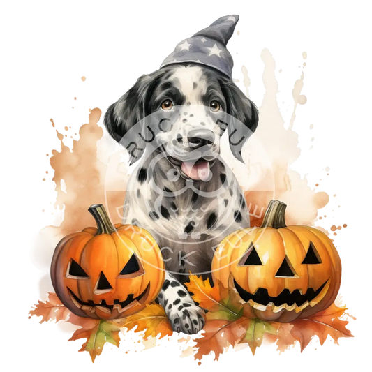 Bügelbild Halloween Hund 452-5