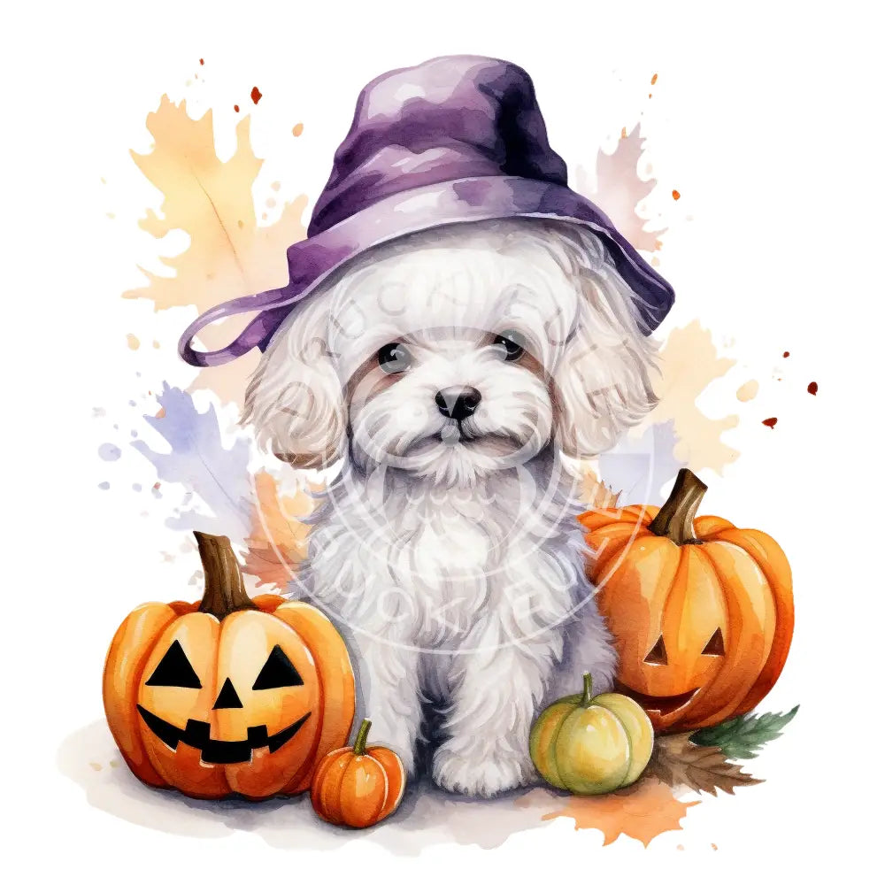 Bügelbild Halloween Hund 452-8