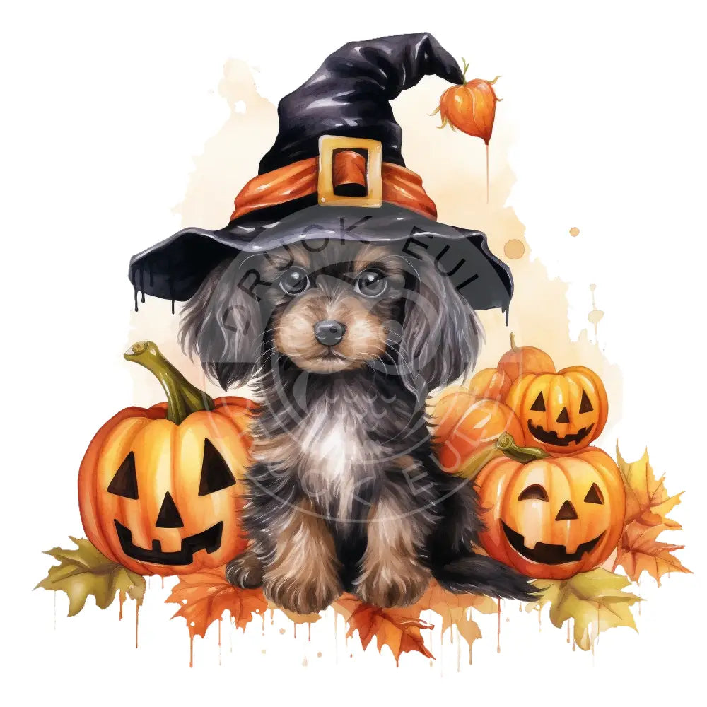 Bügelbild Halloween Hund 452-9