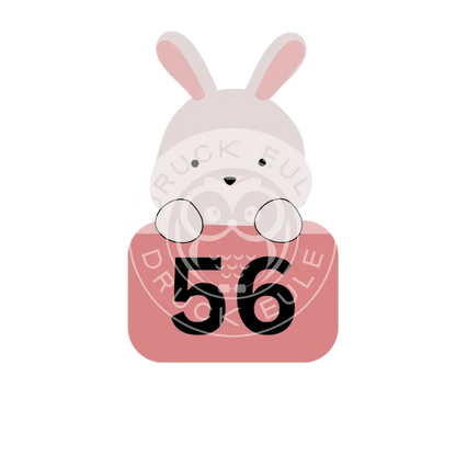 Bügelbild Hase 56-92 Bügelbild