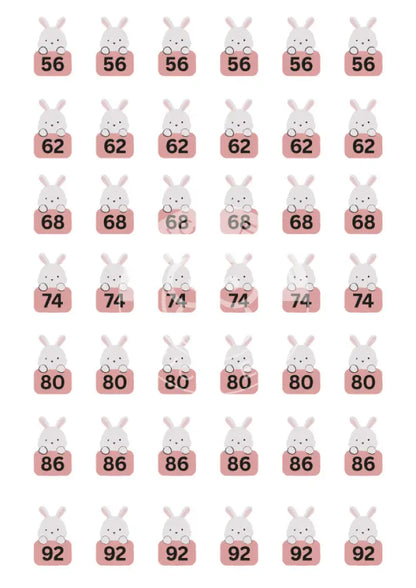 Bügelbild Hase 56-92