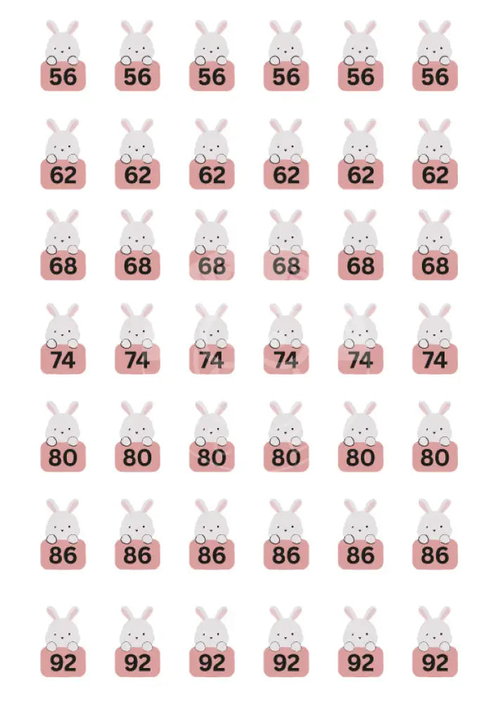 Bügelbild Hase 56-92