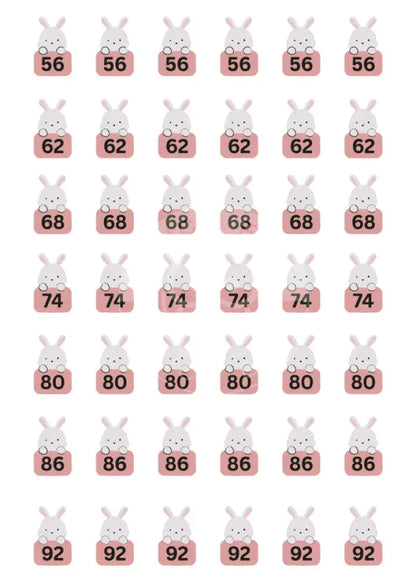 Bügelbild Hase 56-92