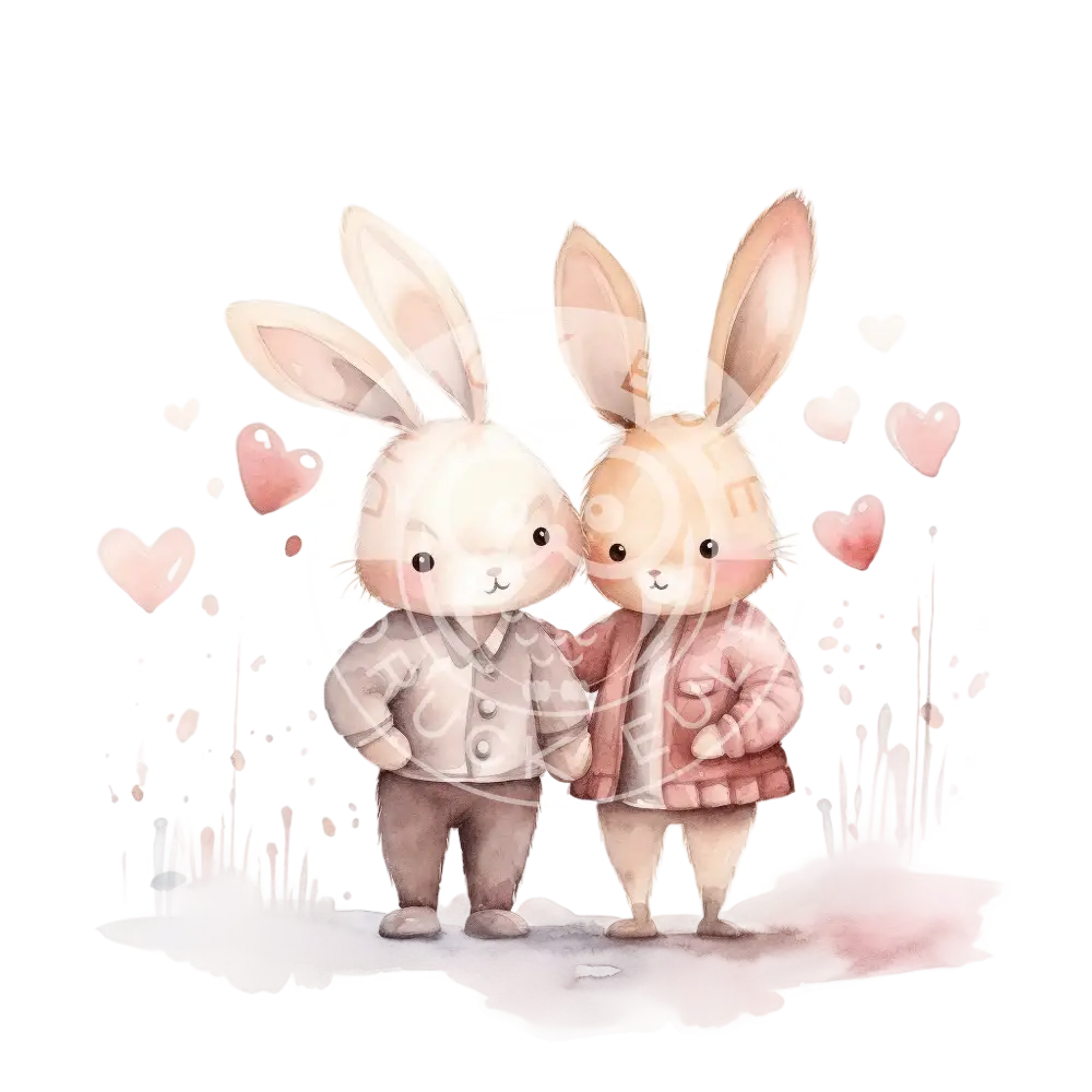 Bügelbild Hase Love 937-5