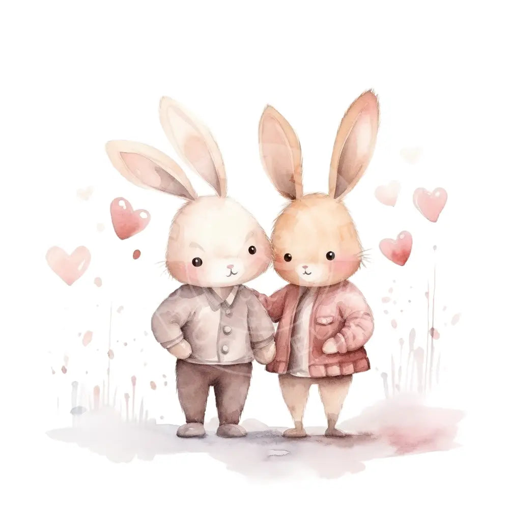 Bügelbild Hase Love 937-5