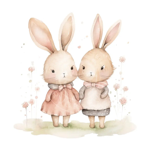 Bügelbild Hase Love 937-7