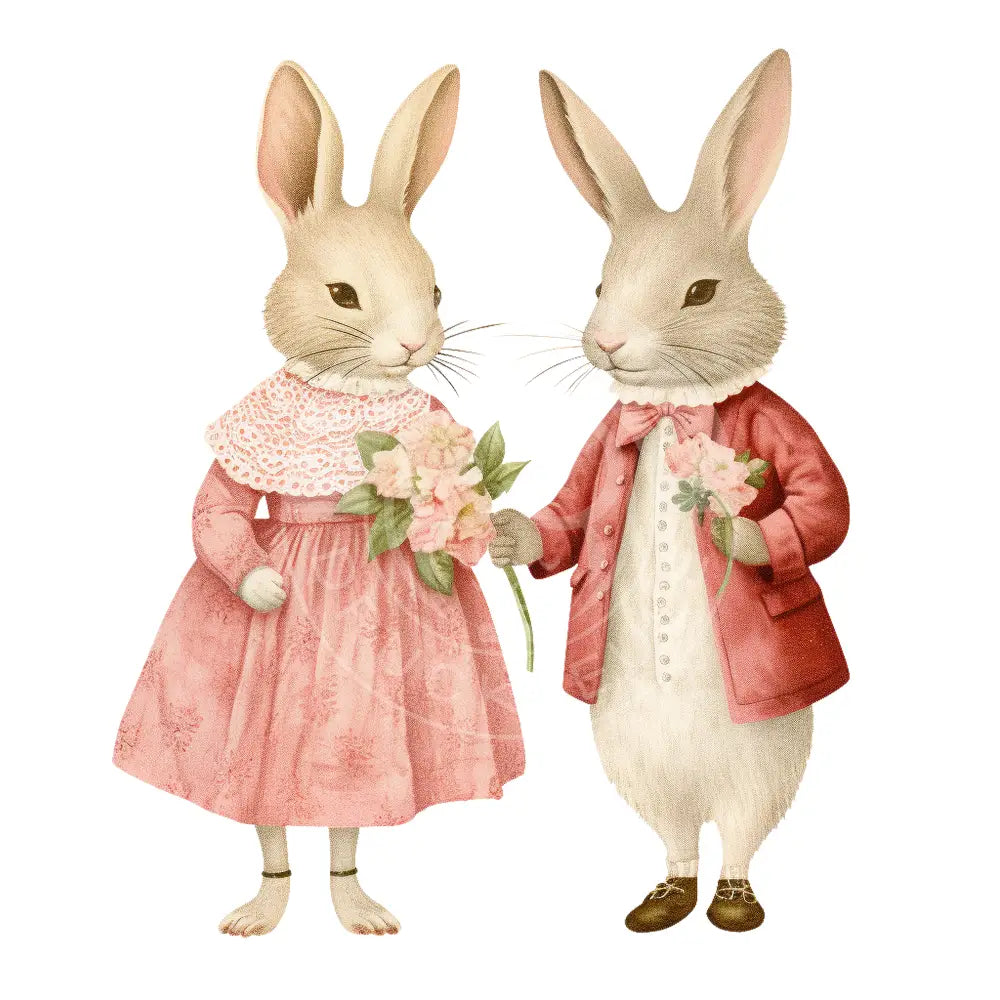 Bügelbild Hase Retro 943-2