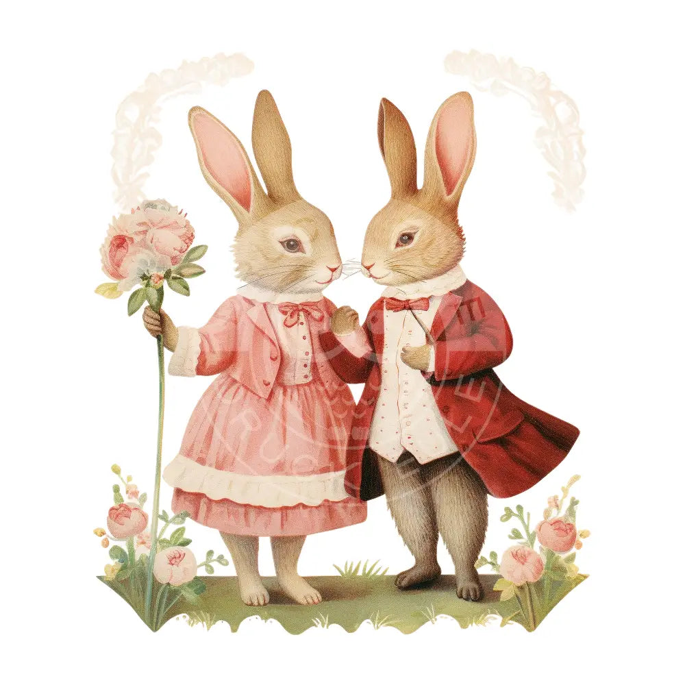 Bügelbild Hase Retro 943-4