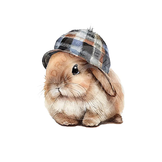 Bügelbild Hats Bunnies 3-1