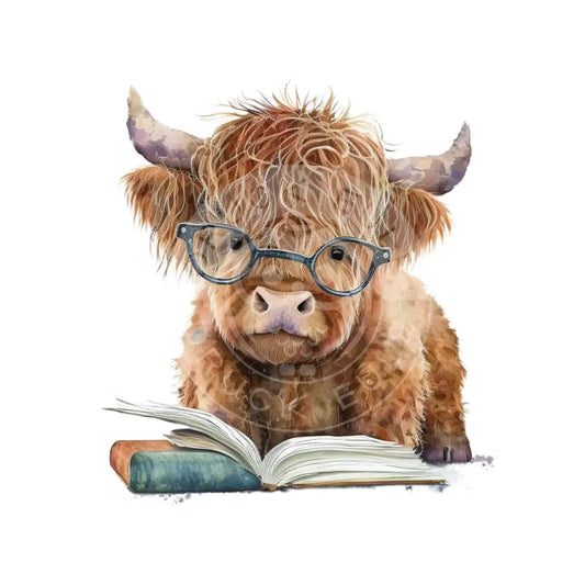 Bügelbild Highland Kuh 1.4.-6