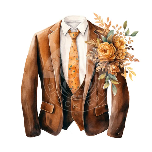 Bügelbild Hochzeit Herbst 367-11