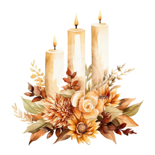 Bügelbild Hochzeit Herbst 367-21