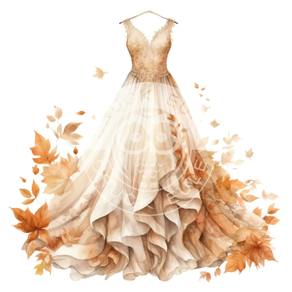 Bügelbild Hochzeit Herbst 367-5