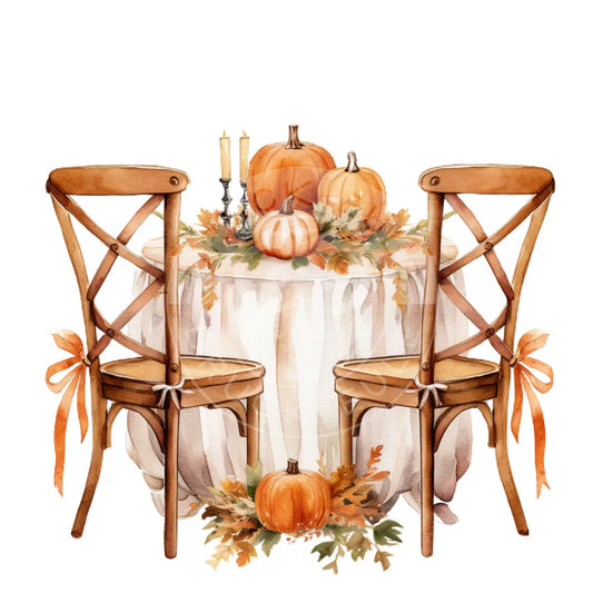 Bügelbild Hochzeit Herbst 367-7