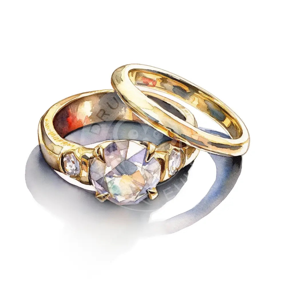 Bügelbild Hochzeitsringe 122-1Ab