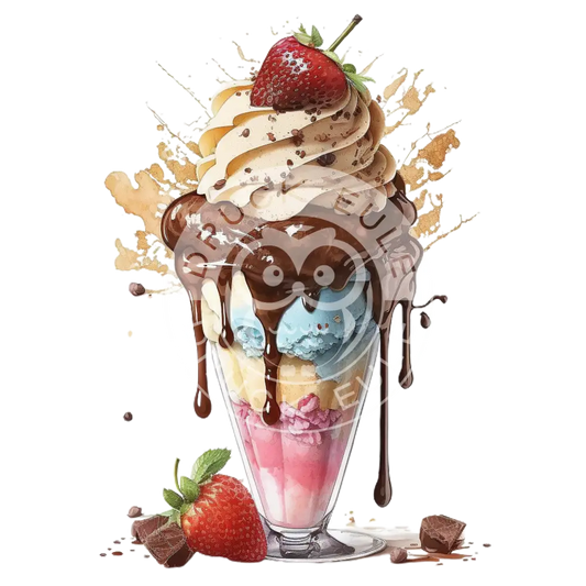 Bügelbild Ice Cream 102-32