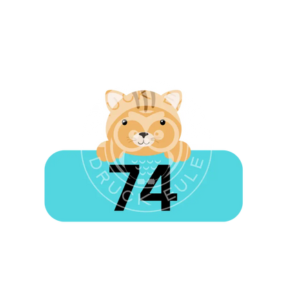 Bügelbild Katze 56-74