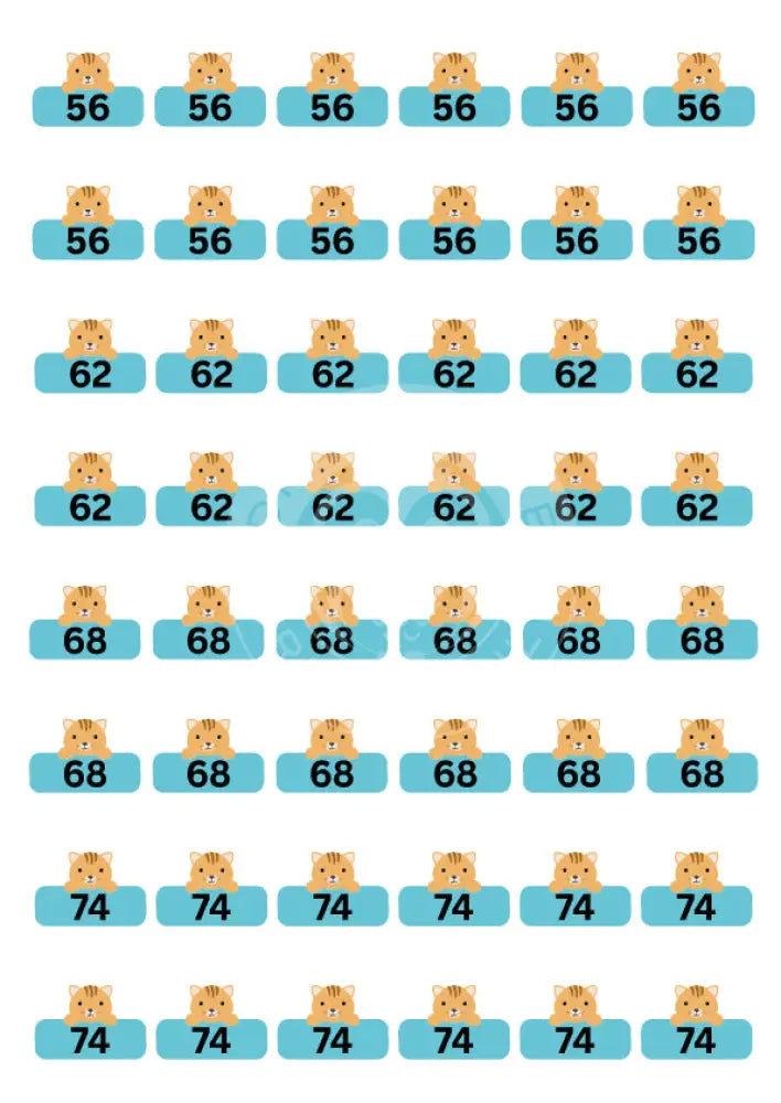 Bügelbild Katze 56-74