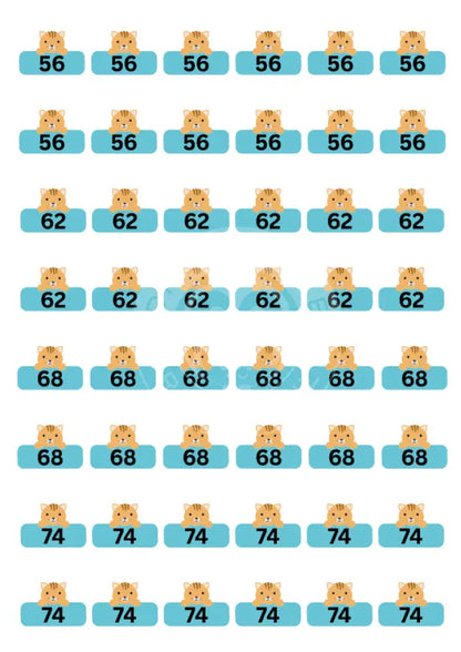 Bügelbild Katze 56-74