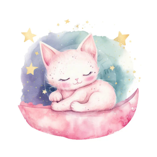 Bügelbild Katze Sleepy 123-1