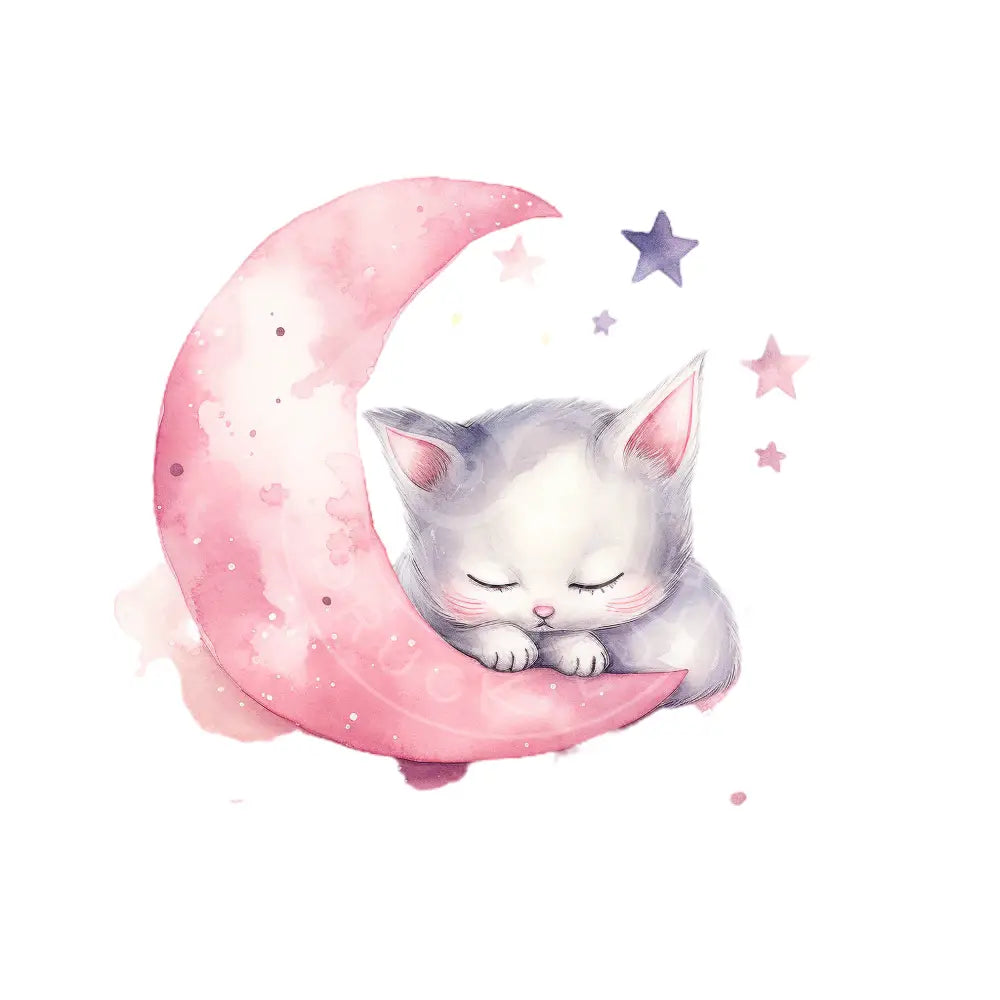 Bügelbild Katze Sleepy 123-11