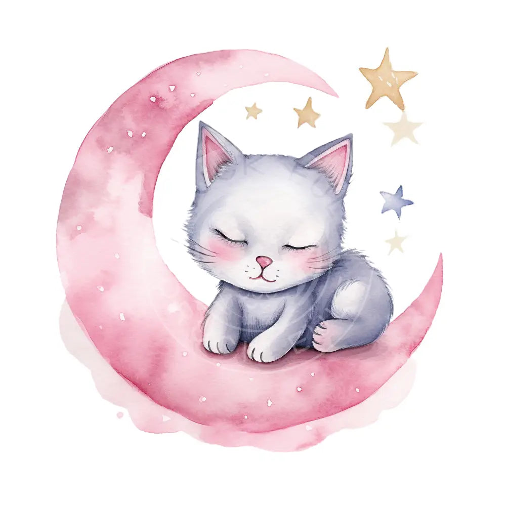 Bügelbild Katze Sleepy 123-3