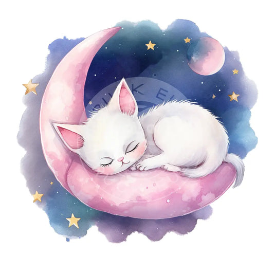 Bügelbild Katze Sleepy 123-5