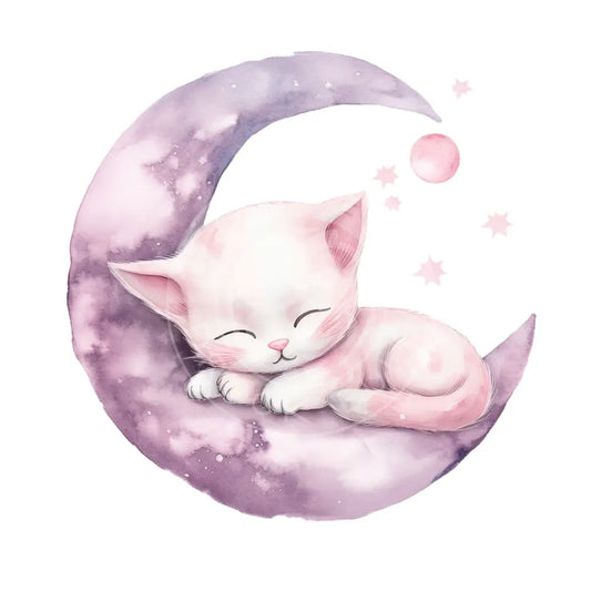 Bügelbild Katze Sleepy 123-6