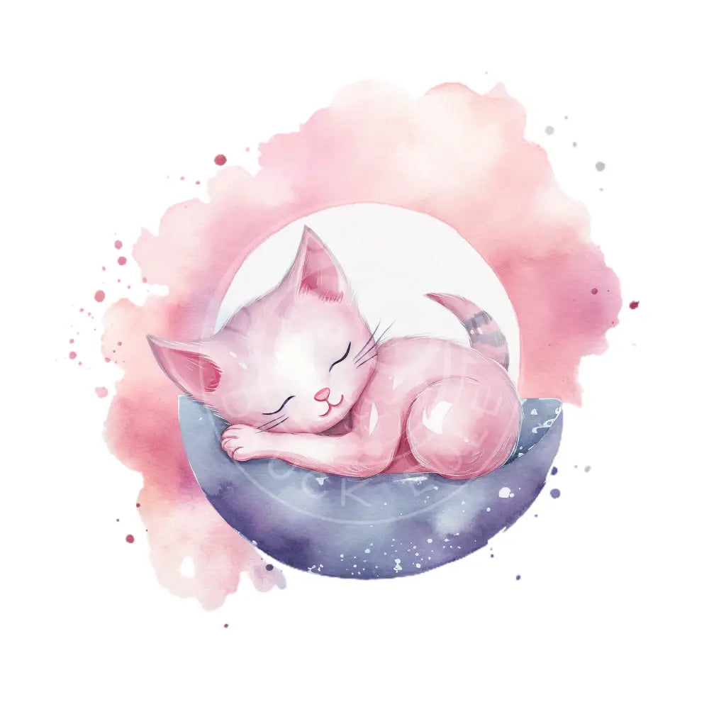 Bügelbild Katze Sleepy 123-9