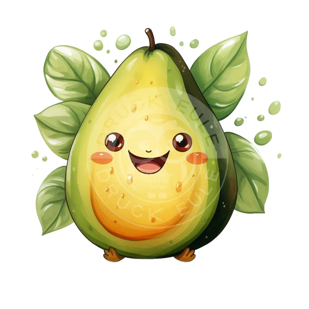 Bügelbild Kawaii Avocado 655-1