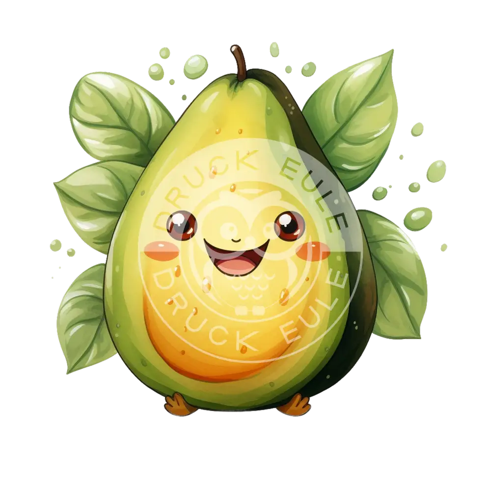 Bügelbild Kawaii Avocado 655-1