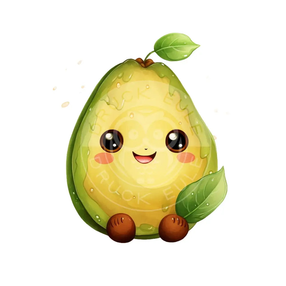 Bügelbild Kawaii Avocado 655-13