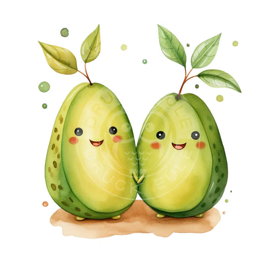 Bügelbild Kawaii Avocado 655-4