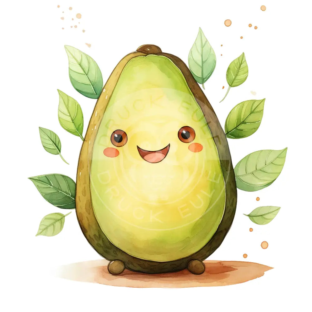 Bügelbild Kawaii Avocado 655-9