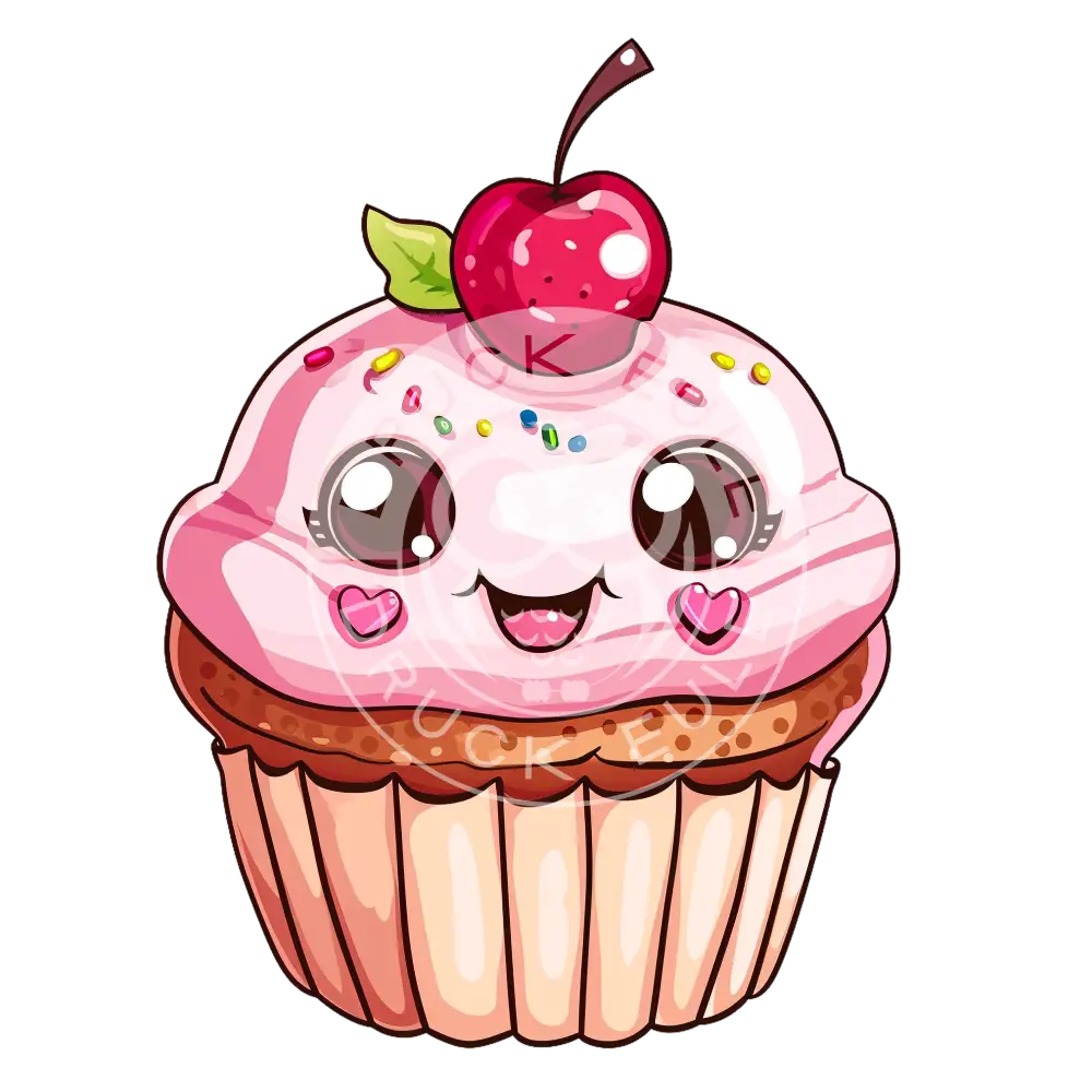 Bügelbild Kawaii Cupcakes 1157-3A