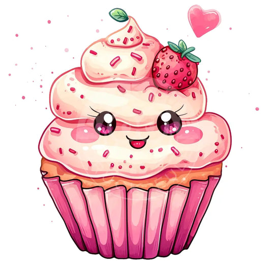 Bügelbild Kawaii Cupcakes 1157-6A
