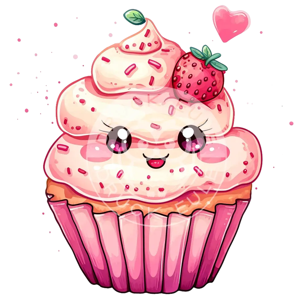 Bügelbild Kawaii Cupcakes 1157-6A