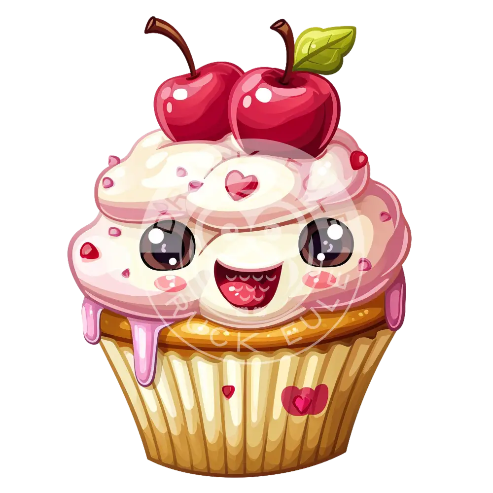 Bügelbild Kawaii Cupcakes 1157-7A