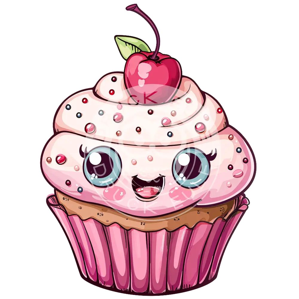 Bügelbild Kawaii Cupcakes 1157-8A