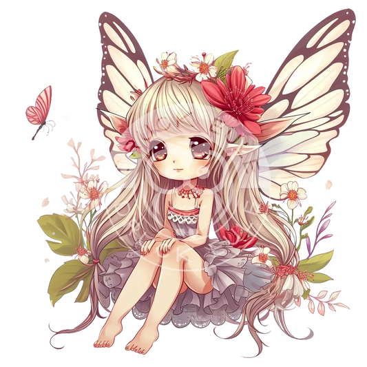 Bügelbild Kawaii Fairies 1184-17 bügelbild