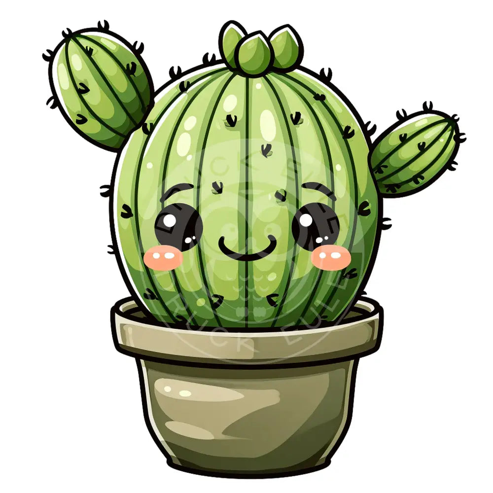 Bügelbild Kawaii Kaktus 1176-3A