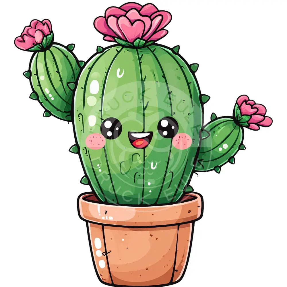 Bügelbild Kawaii Kaktus 1176-6A