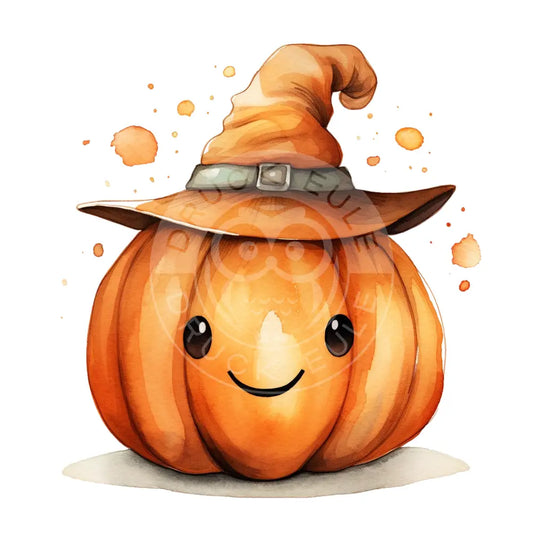 Bügelbild Kawaii Kürbis 473-10